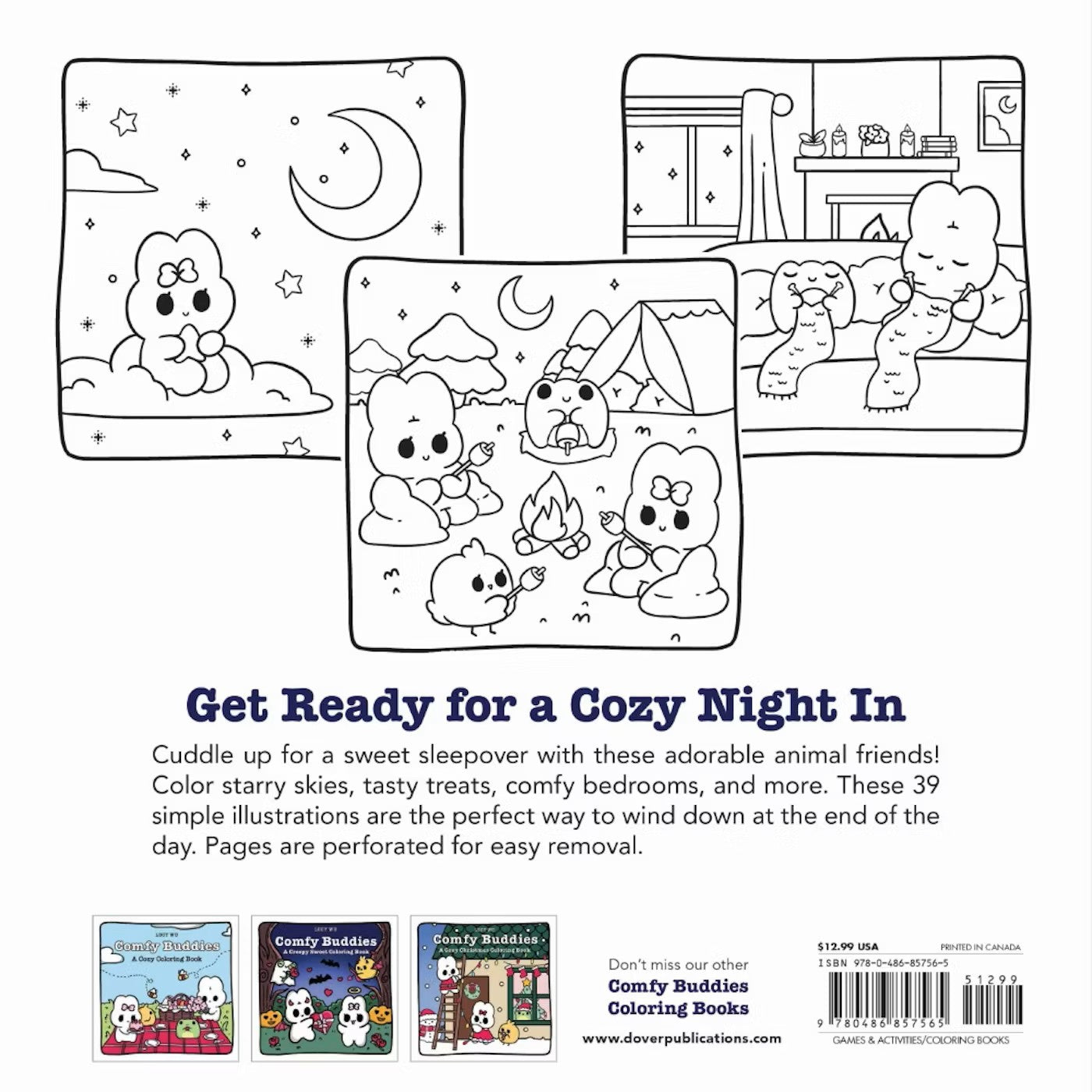 Comfy Buddies: A Cozy Nights Coloring Book