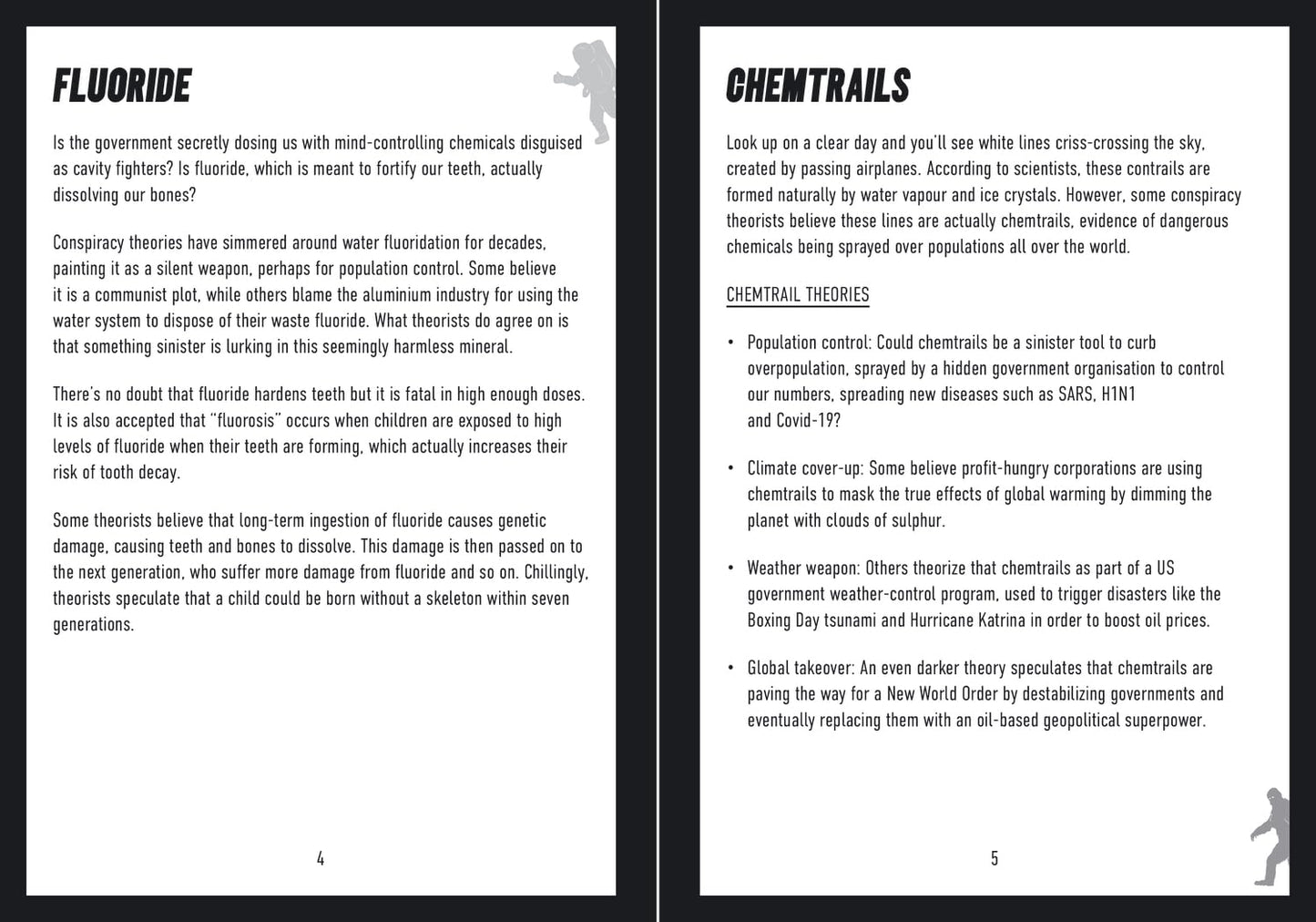 Conspiracy Theory Trivia Book