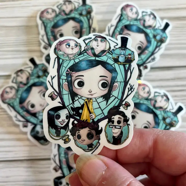 Coraline Cast Sticker