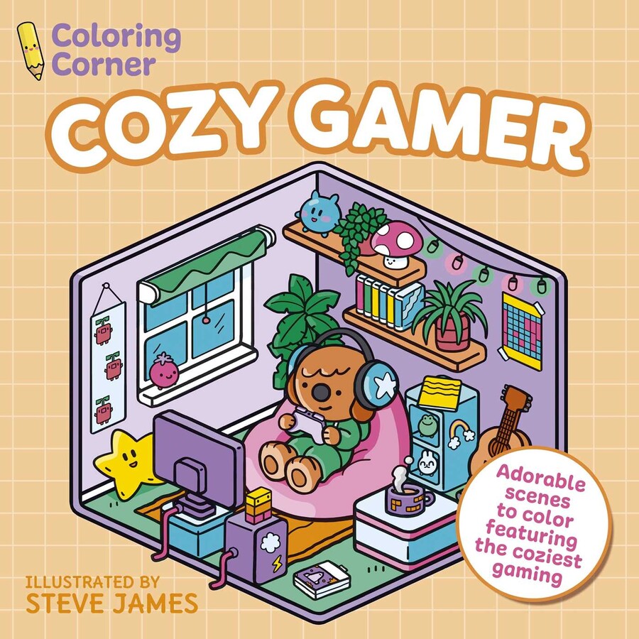 Cozy Gamer Coloring Book