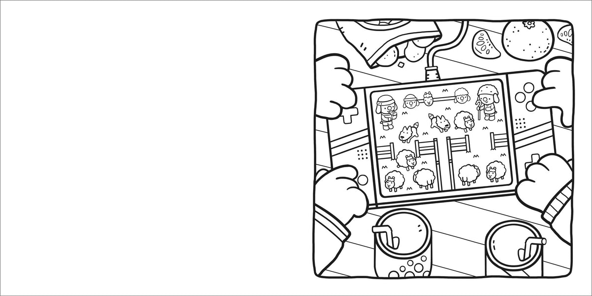 Cozy Gamer Coloring Book