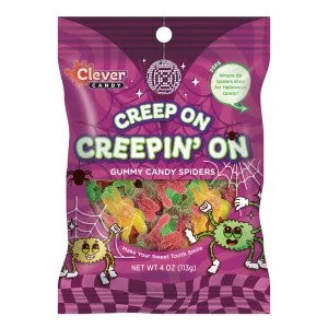 Creep On Creepin' On Gummy Spiders 4oz