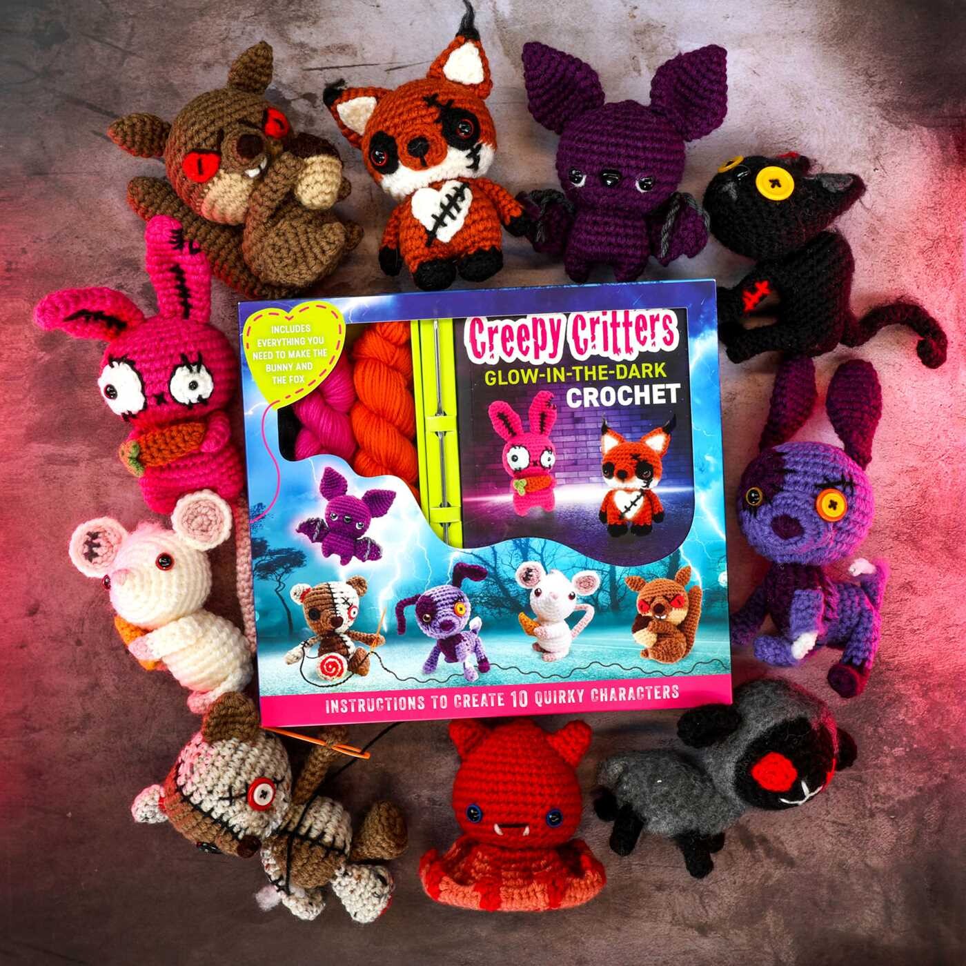 Creepy Critters Glow-In-The-Dark Crochet