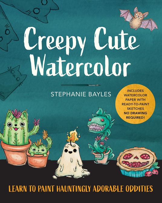 Creepy Cute Watercolor Book