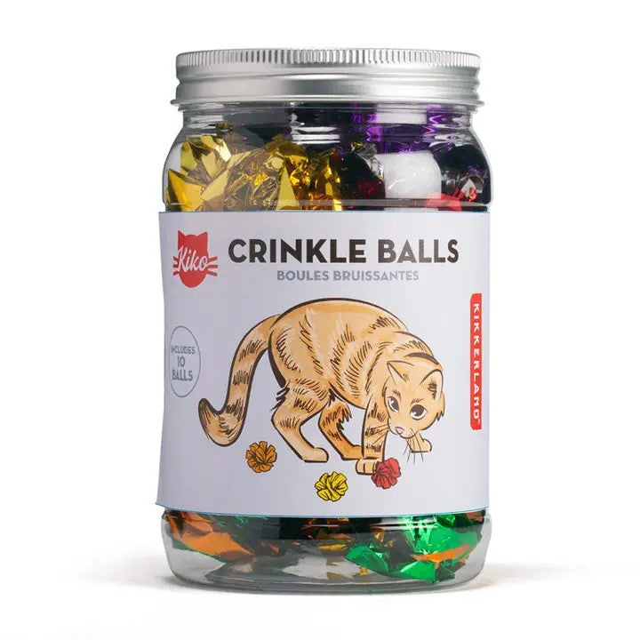 Crinkle Balls Cat Toy