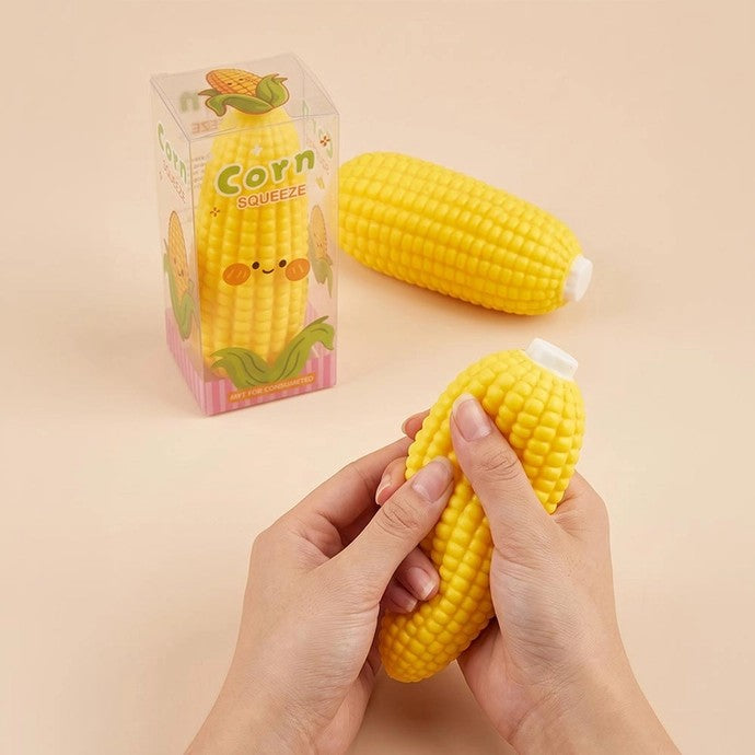 Crunchy Corn Squeeze Toy