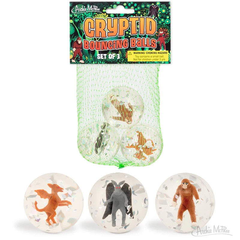 Cryptid Bouncing Balls Set Of 3