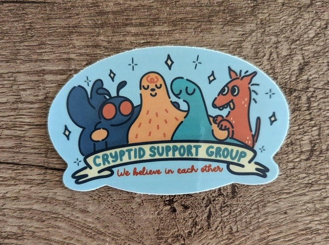 Cryptid Support Group Sticker