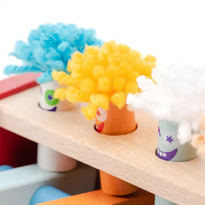 Cubika Wooden Jumping Clowns