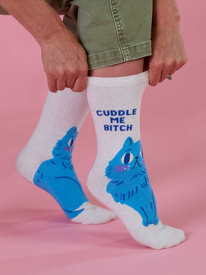 Cuddle Me Bitch Women's Socks