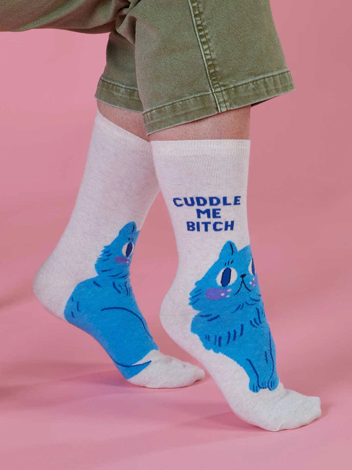 Cuddle Me Bitch Women's Socks