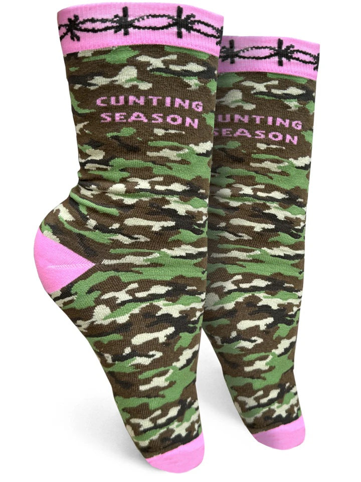 Cunting Season Camo Women's Socks