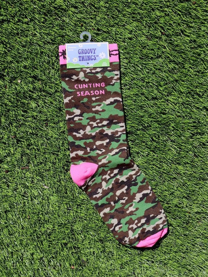 Cunting Season Camo Women's Socks