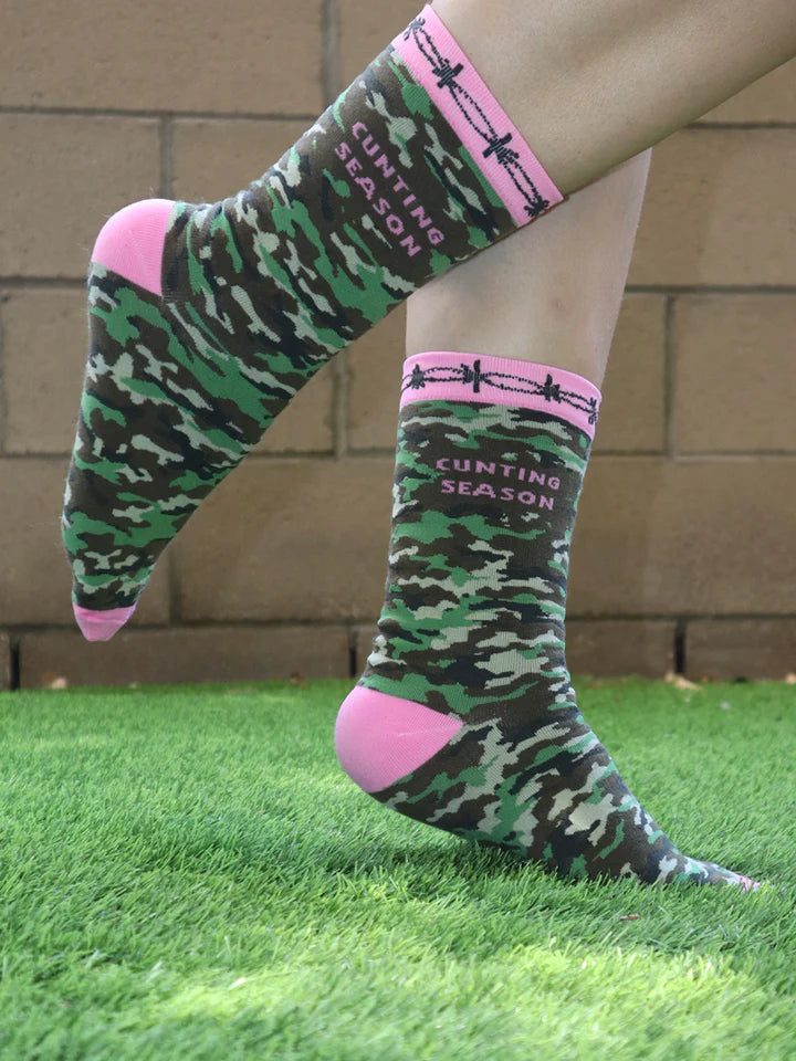 Cunting Season Camo Women's Socks