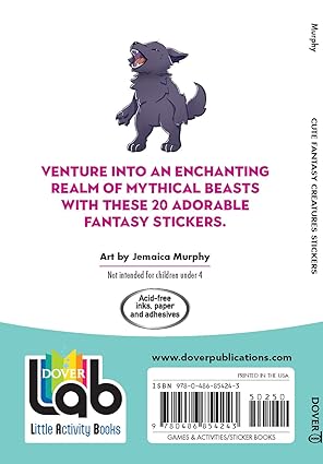 Cute Fantasy Creatures Stickers