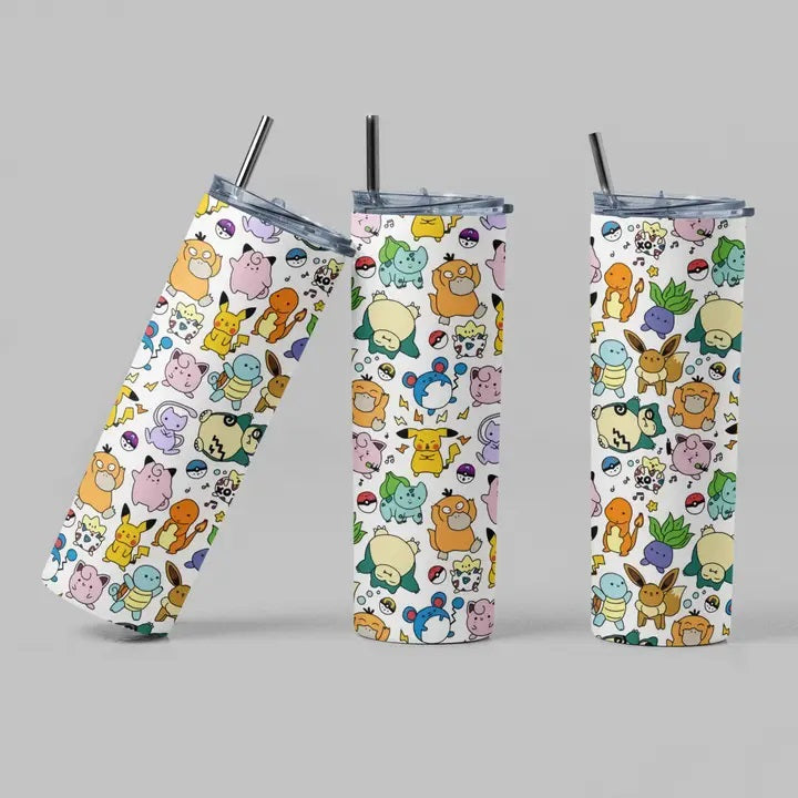 Cute Pokemon Tumbler Collage 20 oz