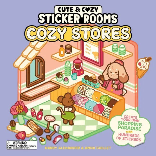 Cute & Cozy Sticker Rooms Cozy Stores Book