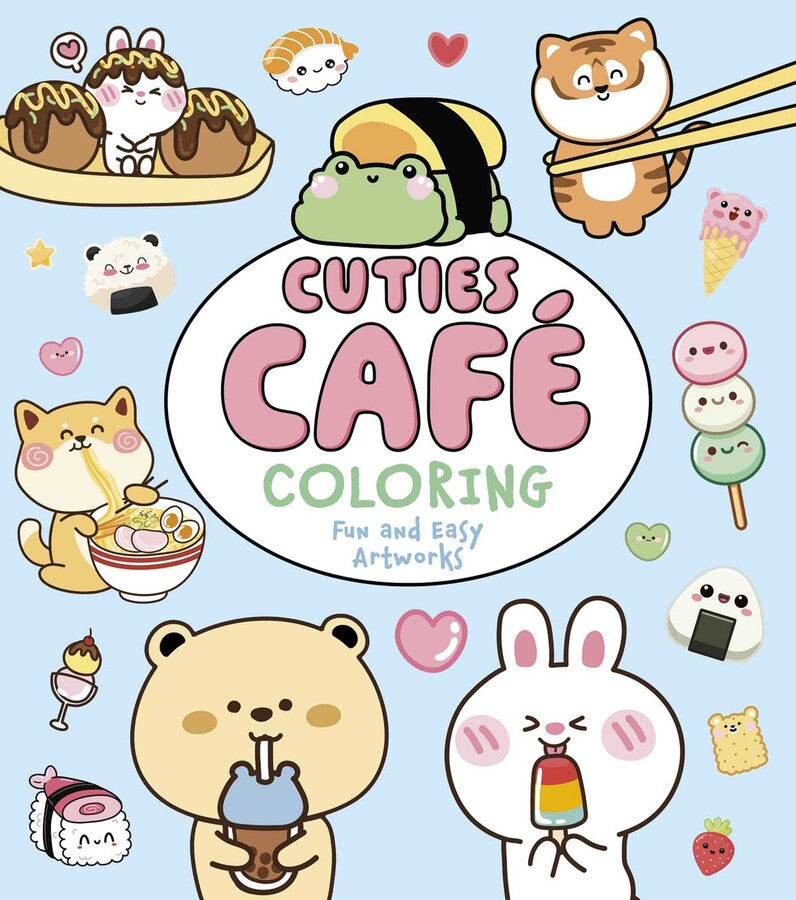 Cuties Cafe Coloring Book