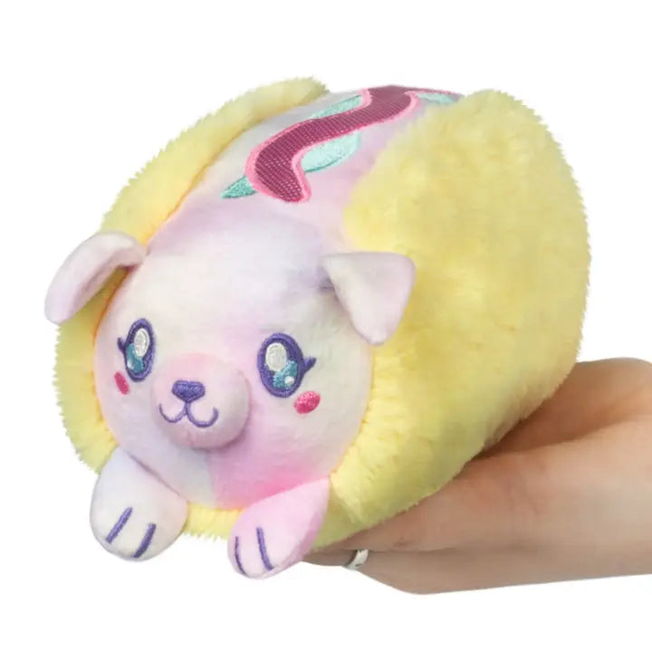 Dachshund Tie Dye Hot Dog Plush Snugglemi Snackers 5"