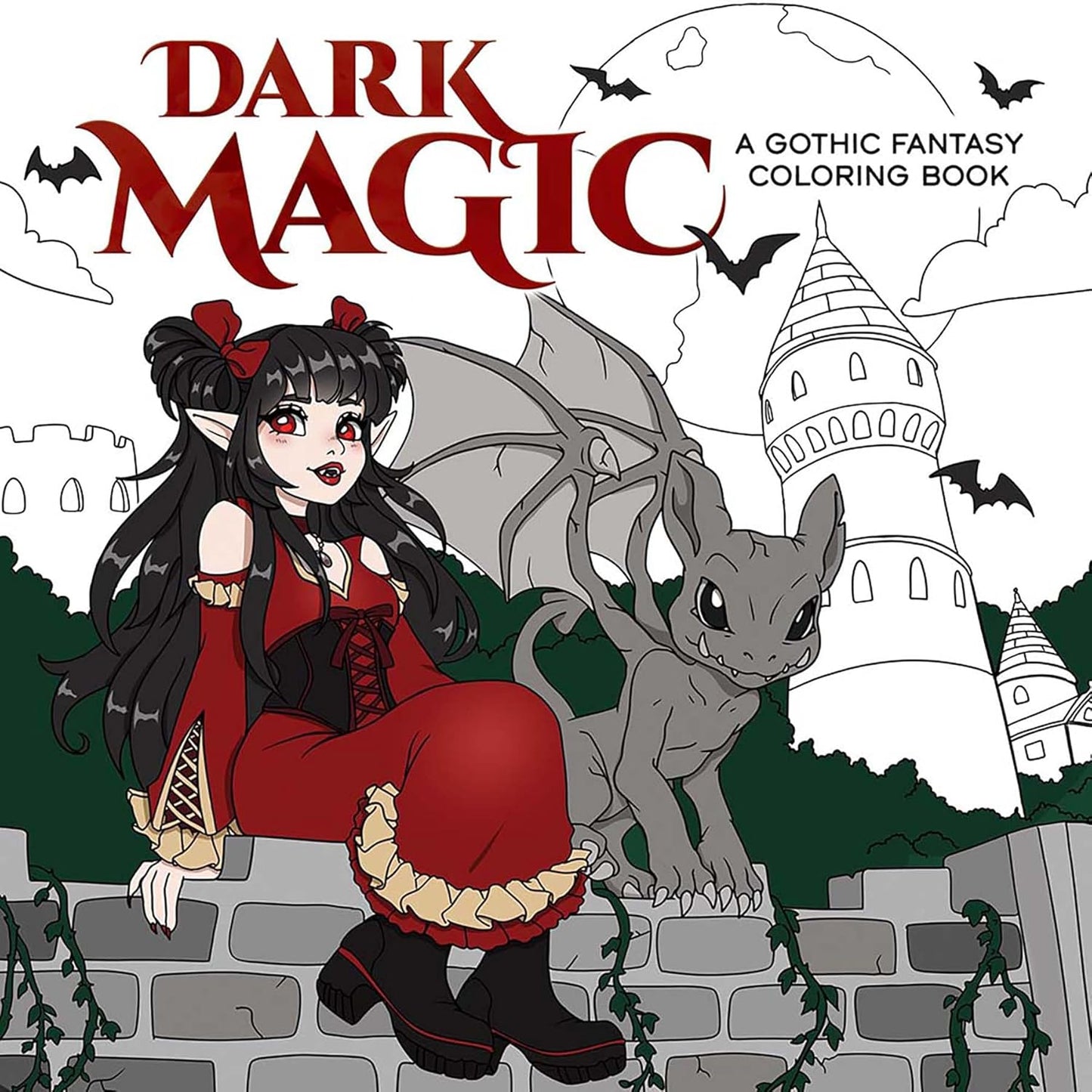 Dark Magic A Gothic Fantasy Coloring Book
