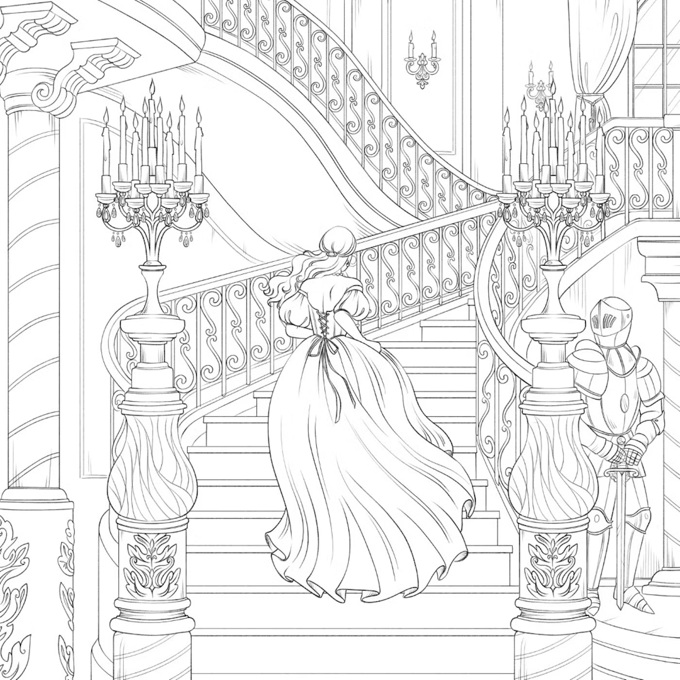 Dark Magic A Gothic Fantasy Coloring Book