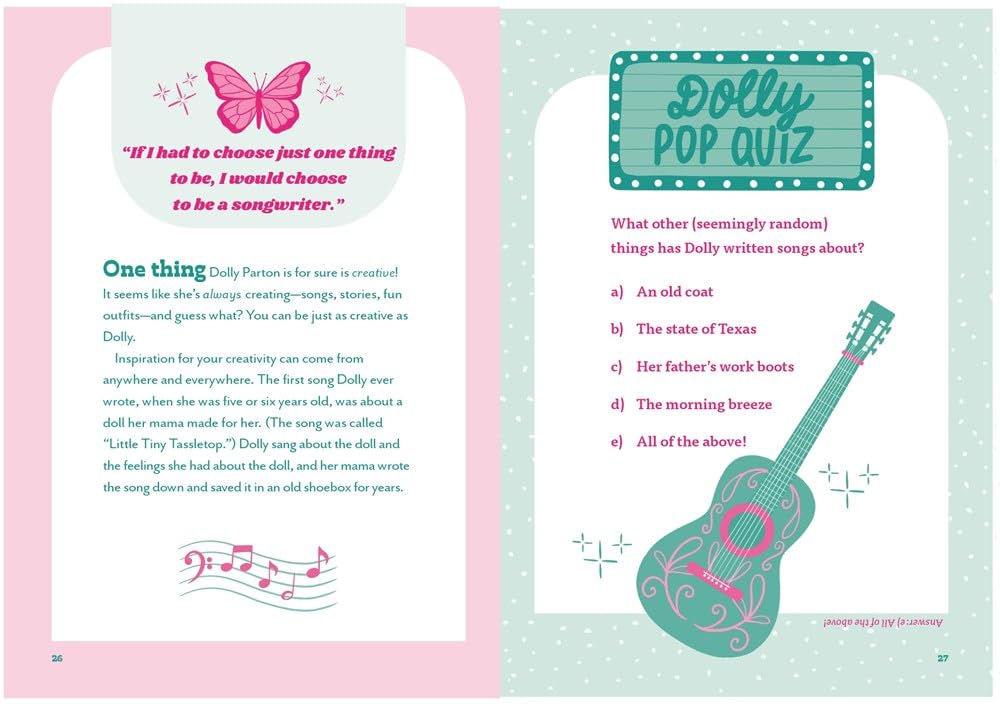 Dazzle Like Dolly Activity Book