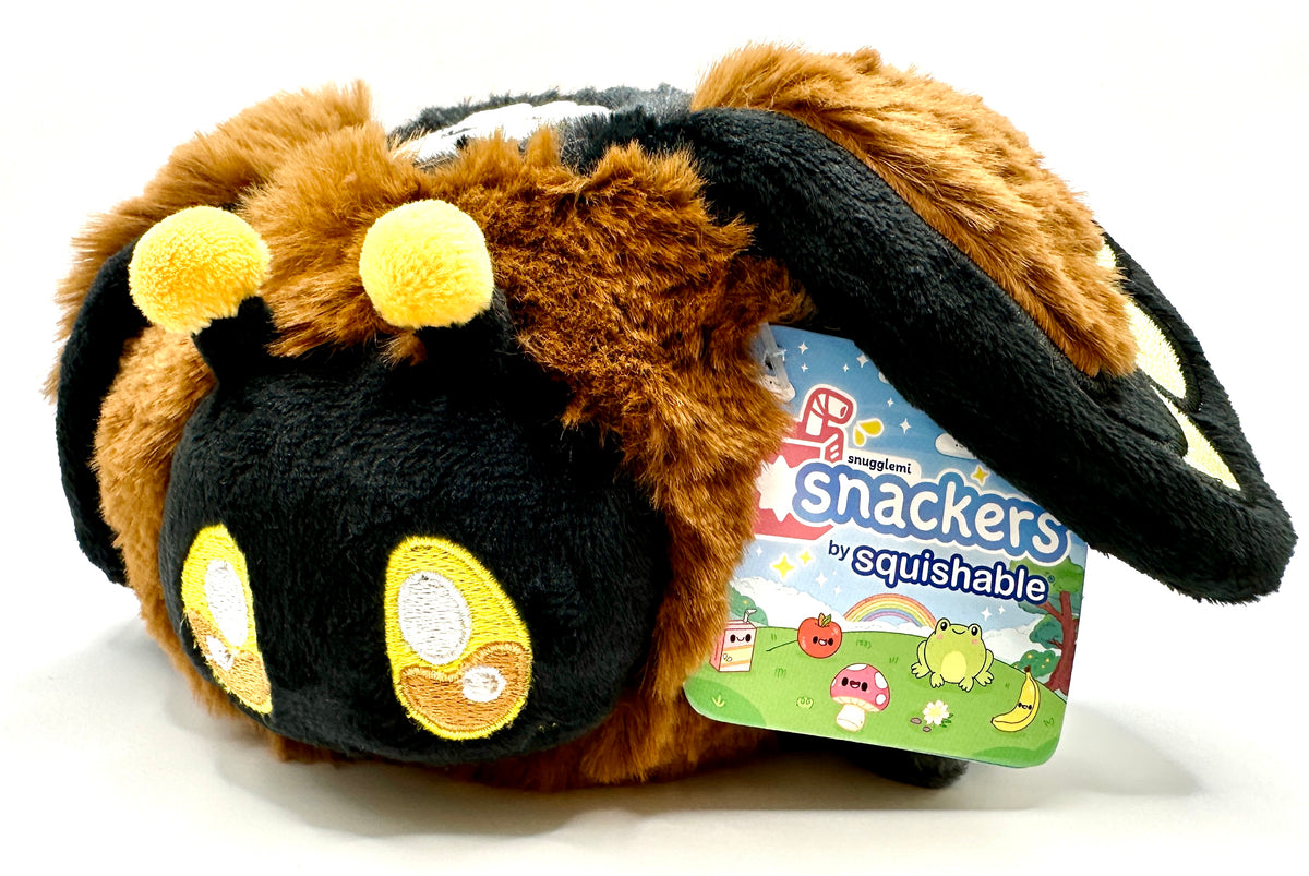 Death's-Head Hawkmoth Snugglemi Snackers Plush 6" – www.shoptherocket.com