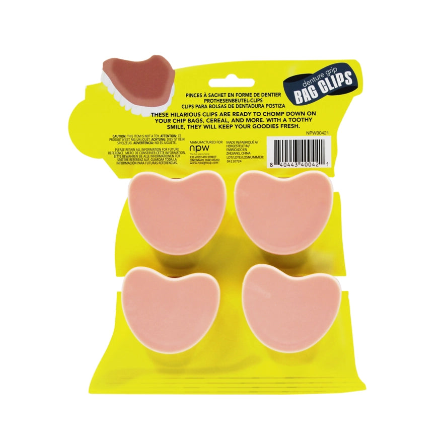 Denture Grip Bag Clips