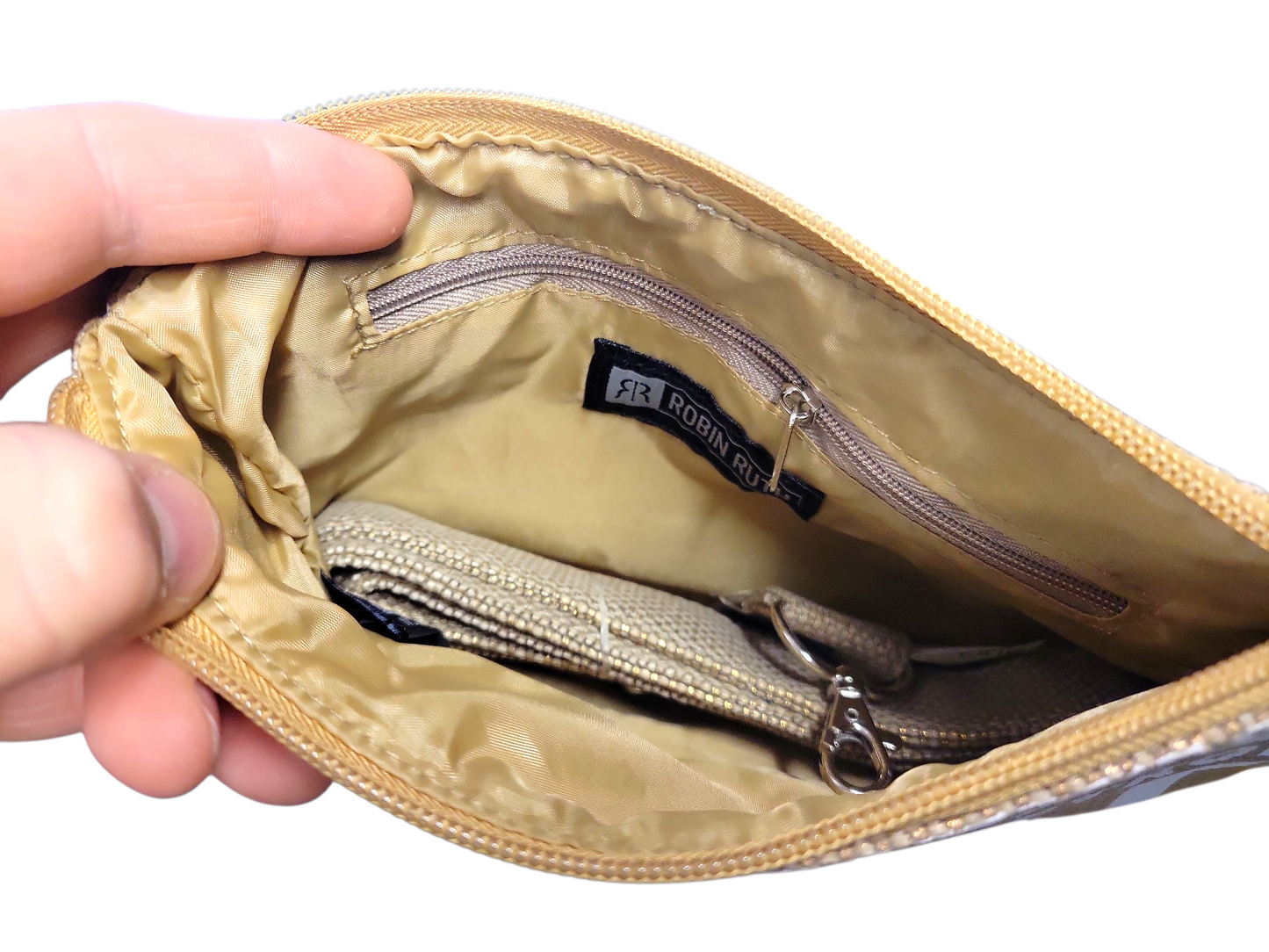 Detroit Gold Crossbody Bag