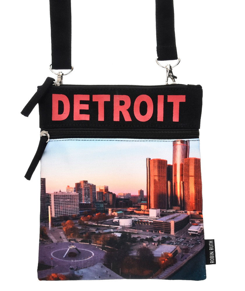 Detroit River Side Mini Bag Neck Wallet