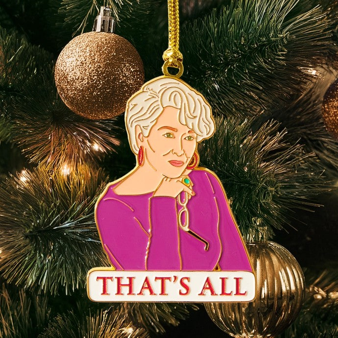 Devil Wears Prada Enamel Ornament