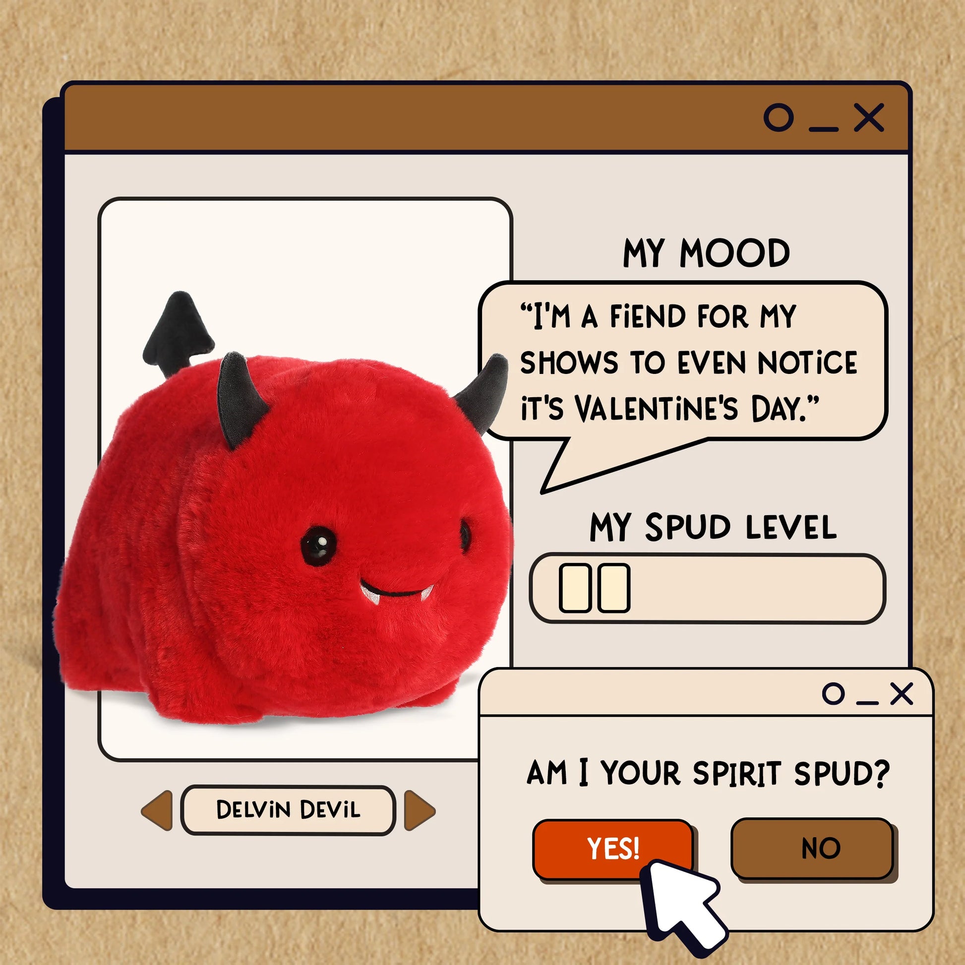 Devlin Devil Spudsters Plush 10"