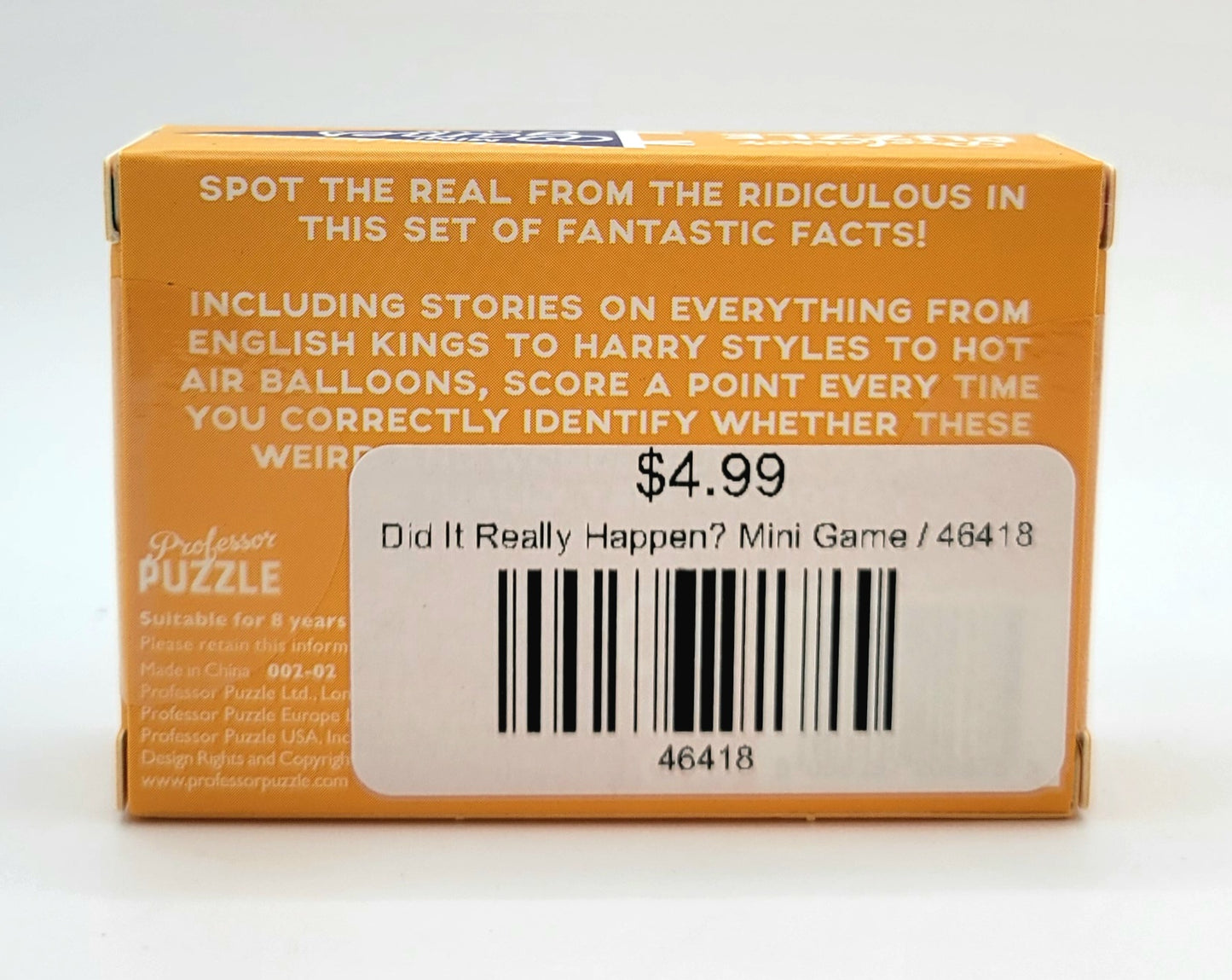 Did It Really Happen? Mini Game