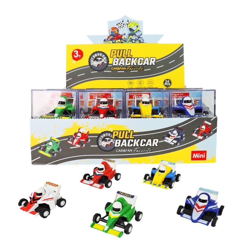 Diecast Racing Car In Clear Box Assorted