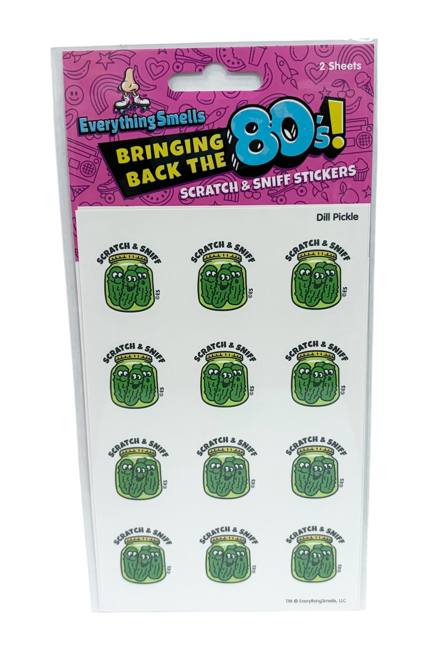 Dill Pickles Scratch N' Sniff Stickers
