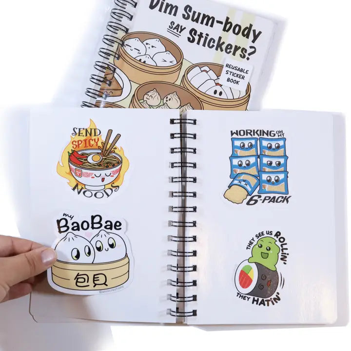 Dim Sum Reusable Sticker Book