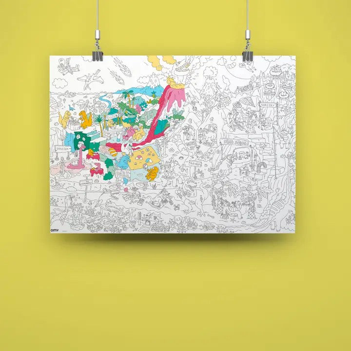 Dino Giant Coloring Poster