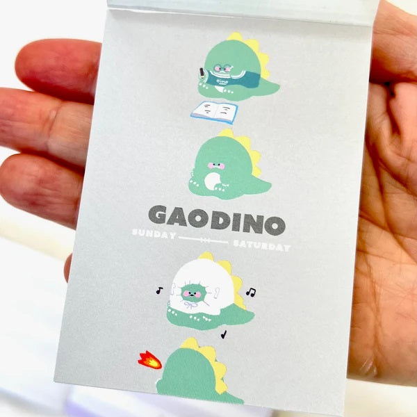 Dinosaur Mini Note Pad Gaodino