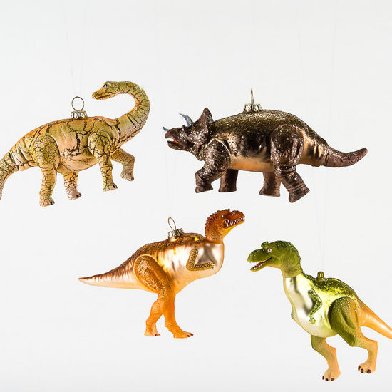 Dinosaur Glass Assorted Ornament