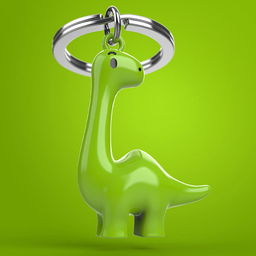 Dinosaur Metal Keyring
