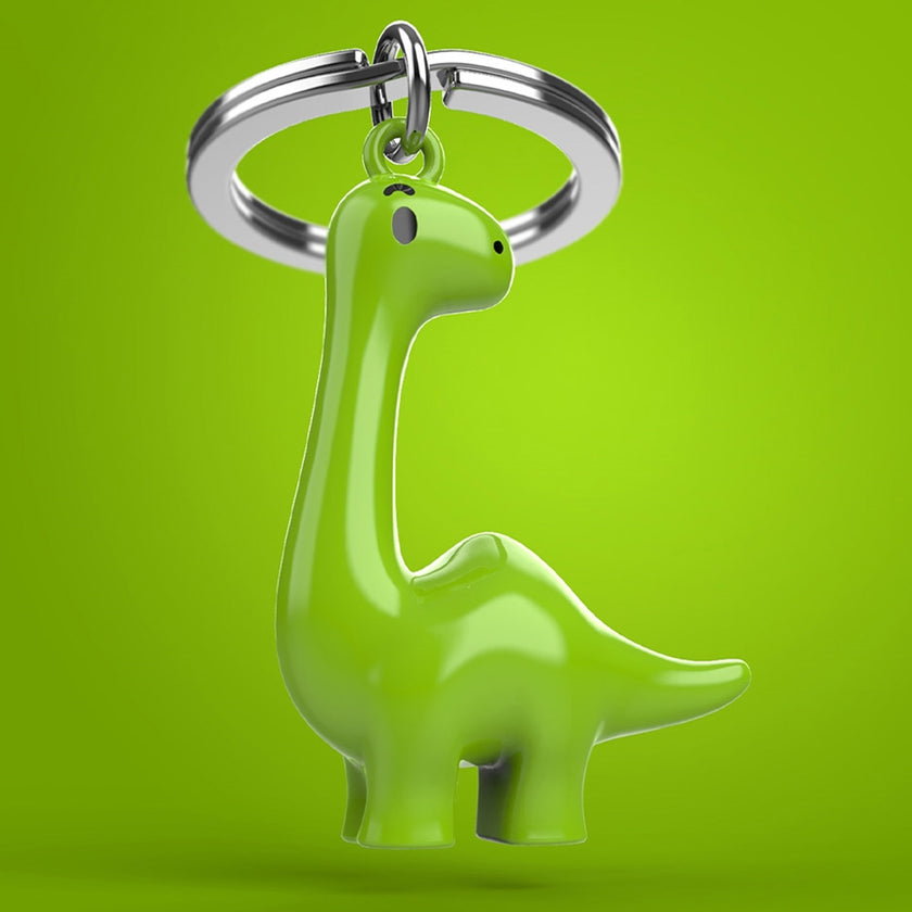 Dinosaur Metal Keyring
