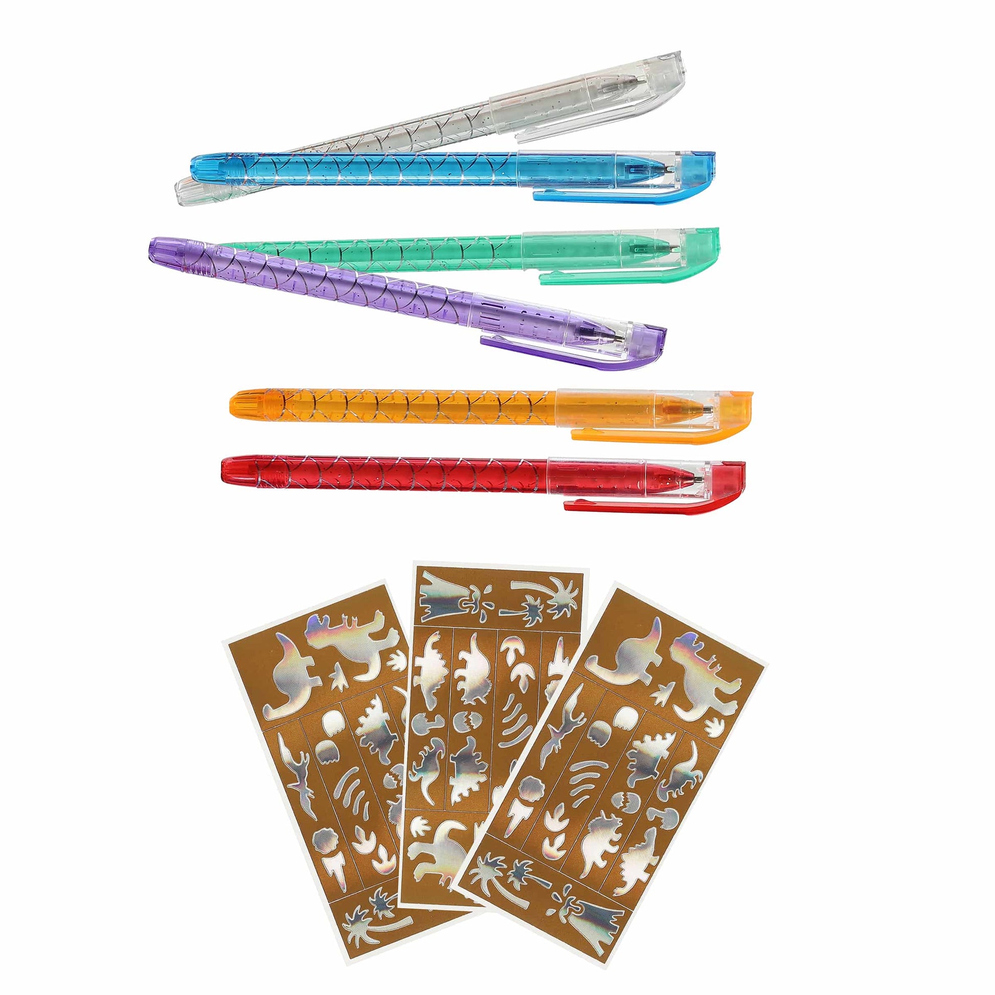 Dinosaur Tattoo Pens Set