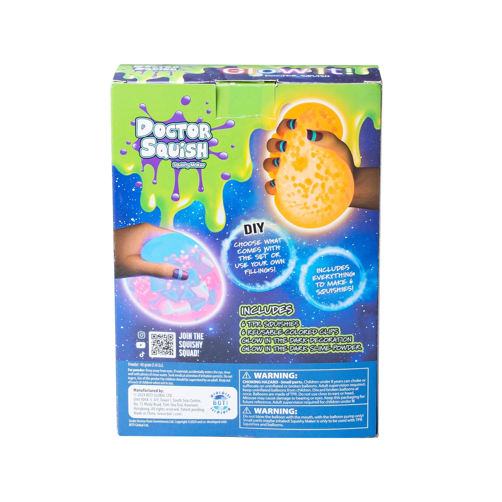 Doctor Squish Squishy Maker Glow It Refill