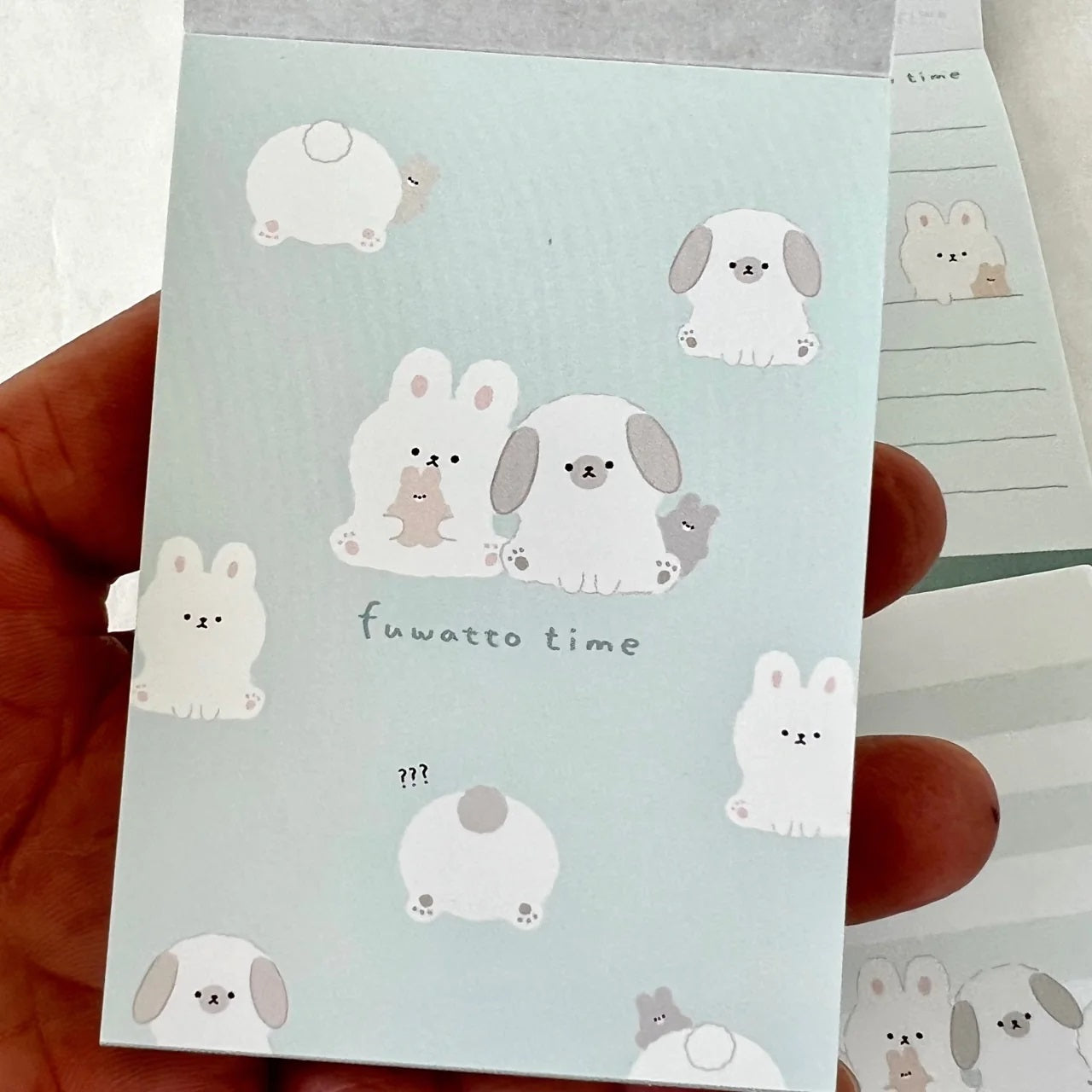 Rabbit Dog Mini Note Pad Fuwatto Time