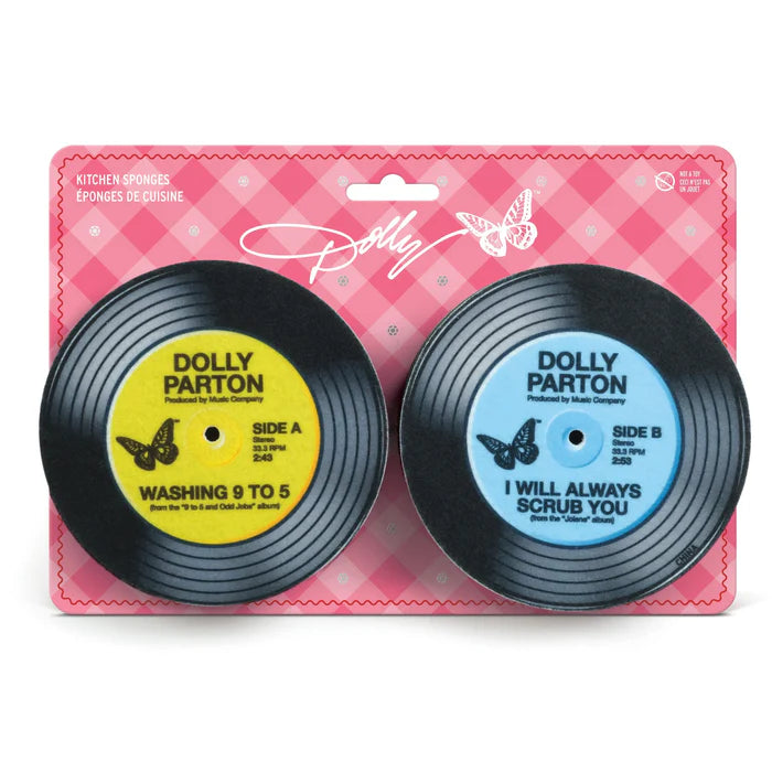 Dolly Parton Record Sponges 2 Pack