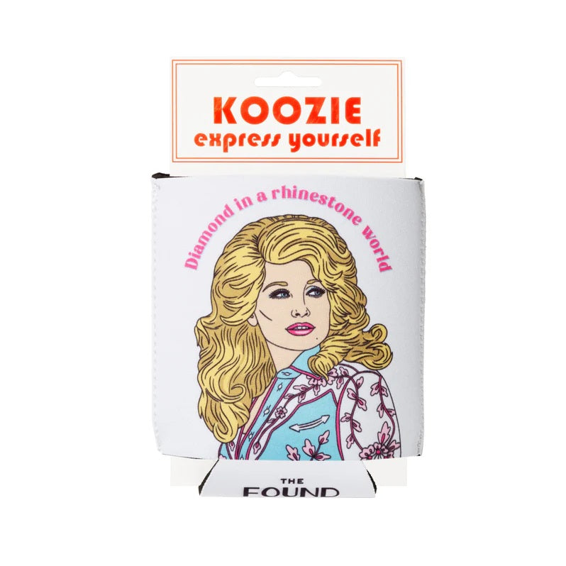 Dolly Parton Diamond Quote Koozie