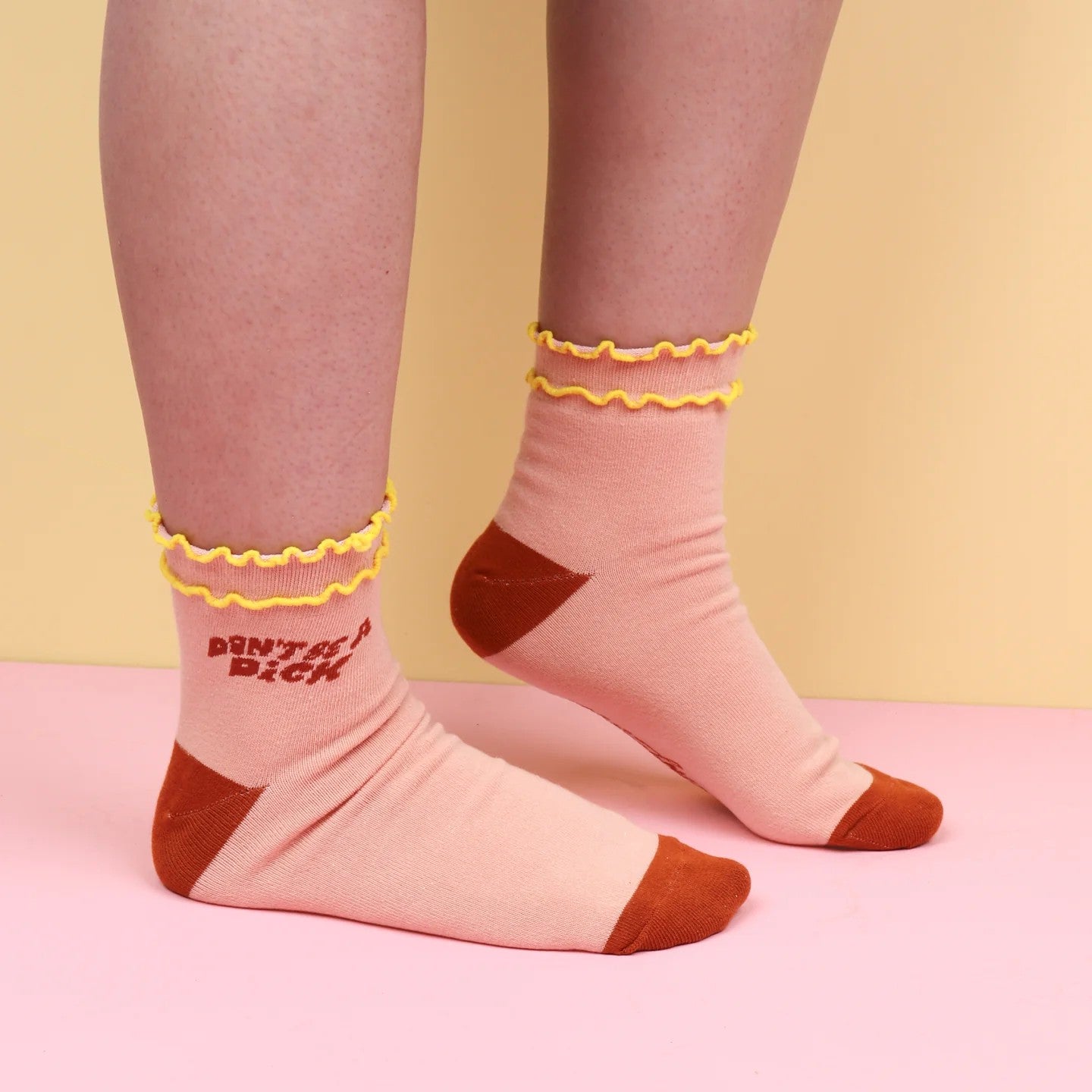 Don't Be A Dick Ruffle Women's Socks