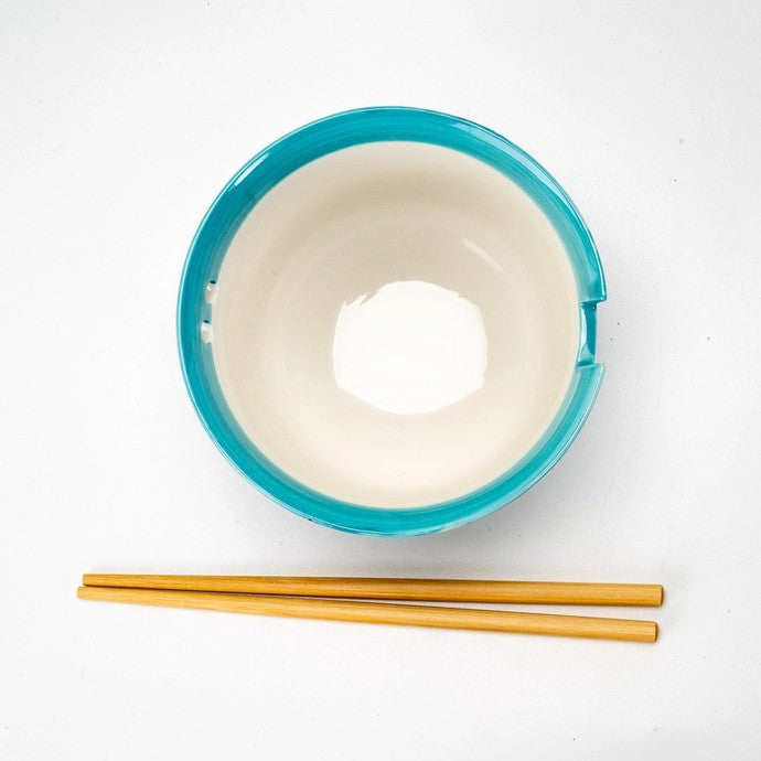 Robin Bowl With Chopsticks