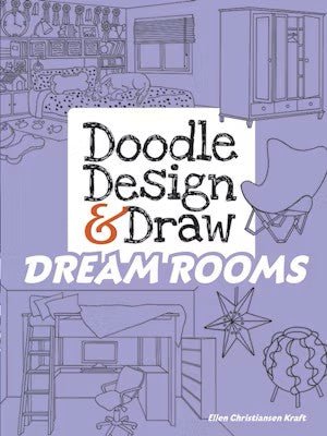 Doodle Design & Draw Dream Rooms Coloring Book