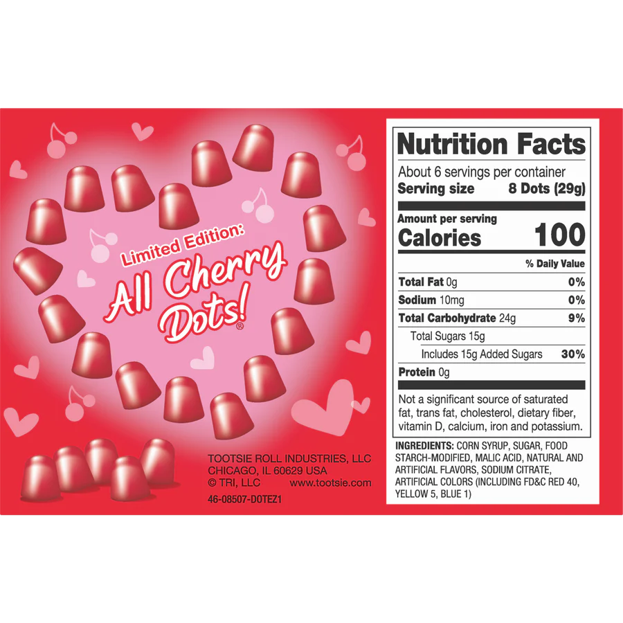 Dots Cherry Theater Box 6 oz